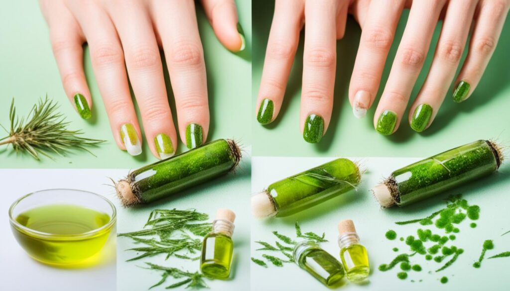 leczenie zielonej bakterii na paznokciach