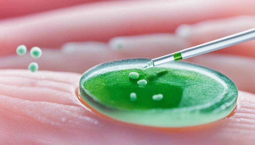leczenie zielonej bakterii na paznokciu