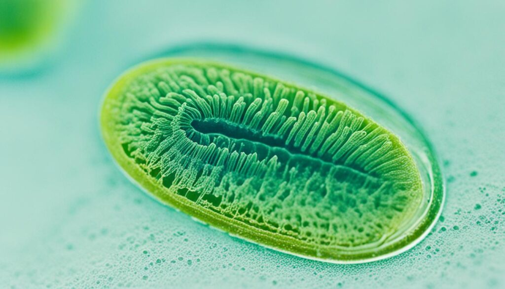 zielona bakteria na paznokciu